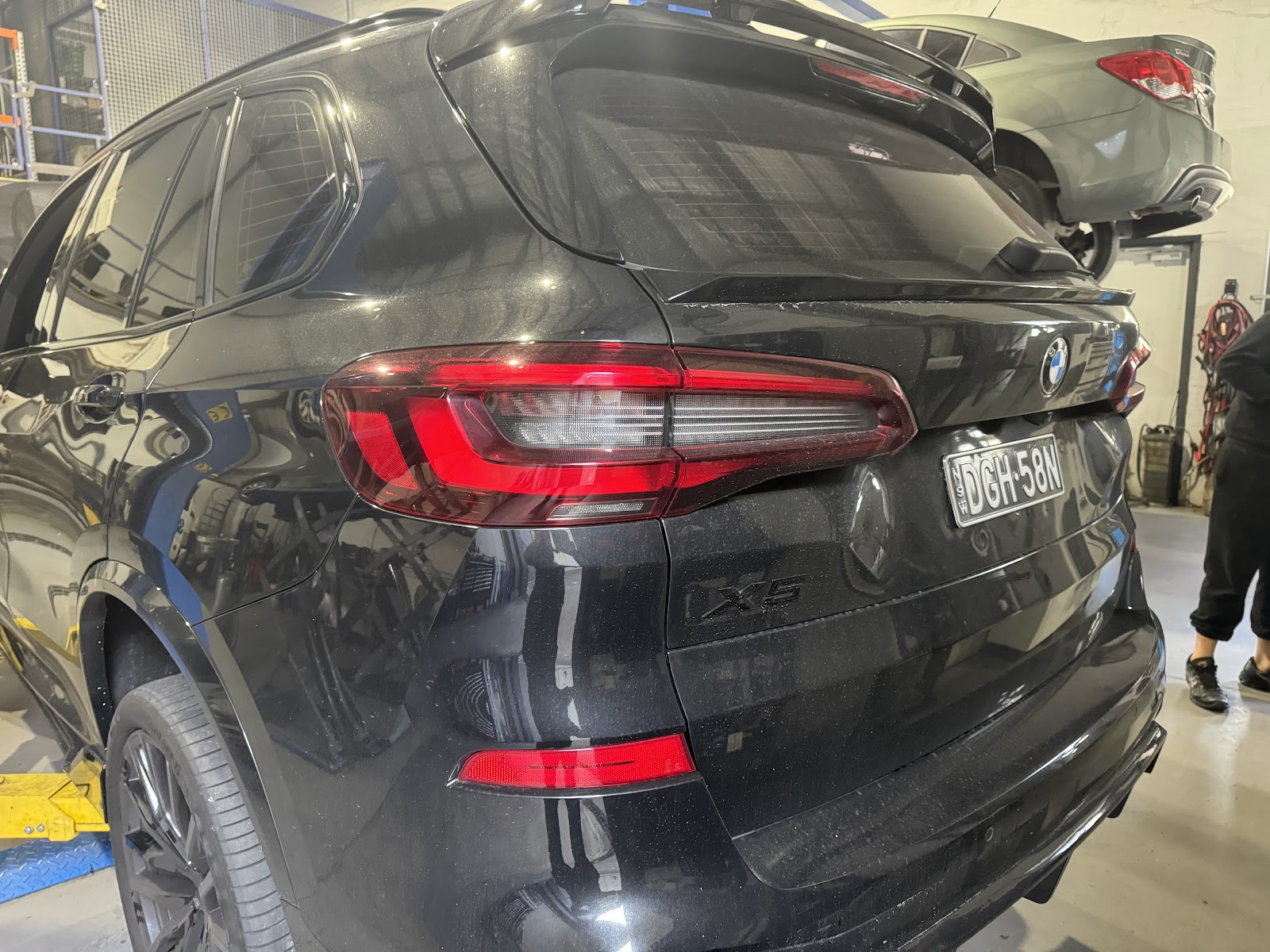 BMW X6 M in for a logbook service