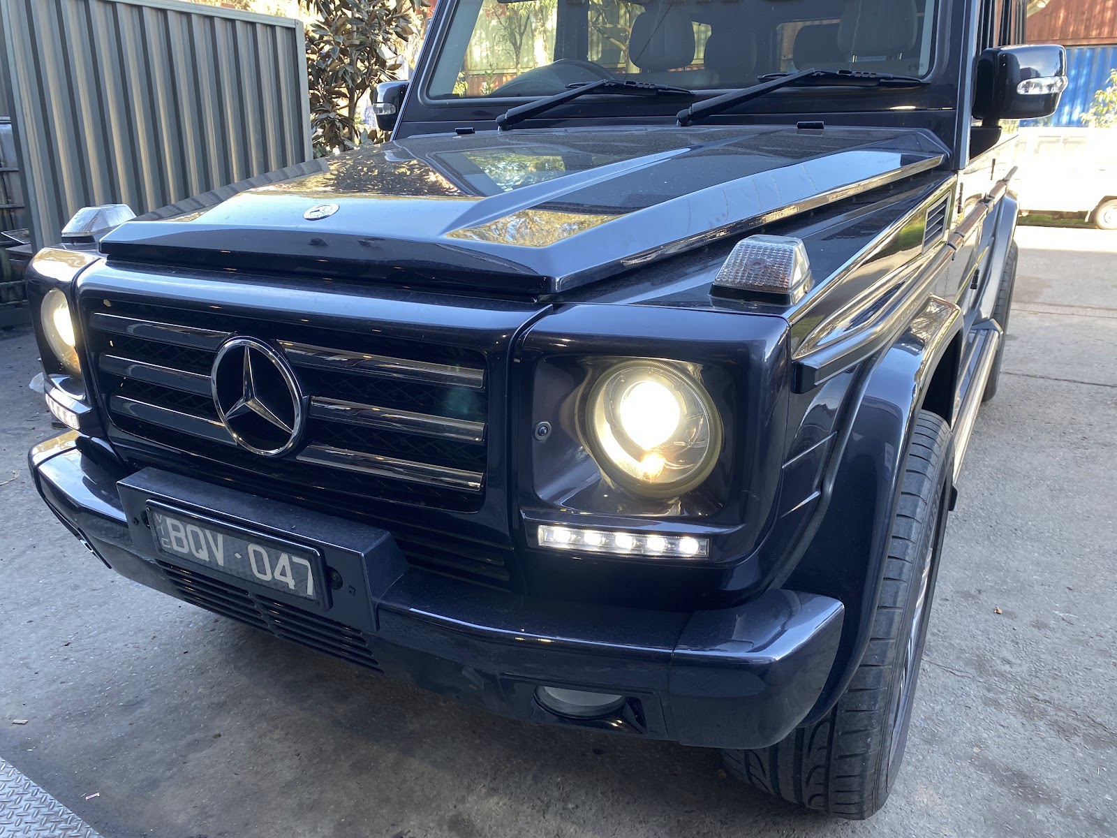 Mercedes-Benz G-Class in for a logbook service